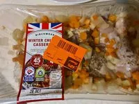 Sokerin määrä sisällä Winter Chicken Casserole