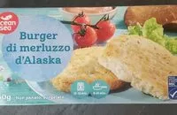 Quantité de sucre dans Burger di merluzzo d'Alaska