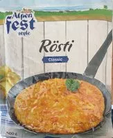 Jumlah gula yang masuk Rösti classic