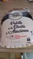 Sokerin määrä sisällä Palette a la diable à l'alsacienne