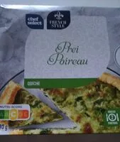 Suhkru kogus sees Quiche Poireau