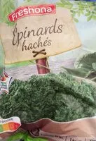 चीनी की मात्रा Épinards hachés