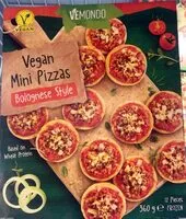 Amount of sugar in Vegan Mini Pizzas Bolognese Style