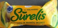 含糖量 varškės sūrelis su mangais ir avokadais