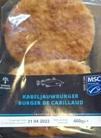 Quantité de sucre dans Burger de cabillaud