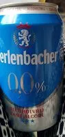 Quantité de sucre dans Perlebaher 0,0%