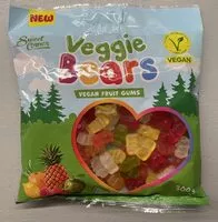 入っている砂糖の量 Veggie bears