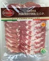 Zuckermenge drin Coppa piacentina DOP