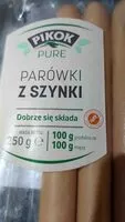 Количество сахара в Parówki z szynki pure