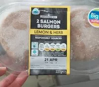 Quantité de sucre dans Salmon Burger Lemon and Herb