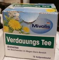 入っている砂糖の量 Verdauungstee