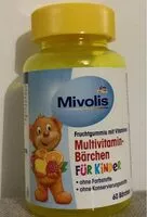 Sucre et nutriments contenus dans Dm mivolis