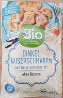 Zuckermenge drin Dinkel Kaiserschmarrn (nach österreichischer Art; ohne Rosinen)