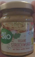 Suhkru kogus sees Vegane Streichwurst
