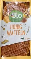 入っている砂糖の量 Honig Waffeln
