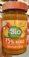 Zuckermenge drin Mango Fruchtaufstrich 75%