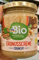 Количество сахара в Erdnusscreme crunchy