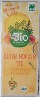 Количество сахара в Guten Morgen Tee Zitronengras & Eisenkraut