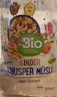 Количество сахара в Kinder knusper musli