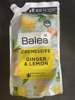 Sokerin määrä sisällä Cremeseife Ginger & Lemon