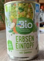 Sokerin määrä sisällä Erbseneintopf