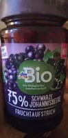 Количество сахара в Schwarze Johannisbeere Fruchtaufstrich