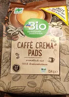 Sokerin määrä sisällä Caffè Crema Pads