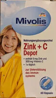 入っている砂糖の量 Zink+c depot