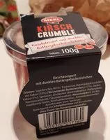 Suhkru kogus sees Kirsch Crumble