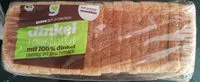 İçindeki şeker miktarı Dinkeltoastbrot
