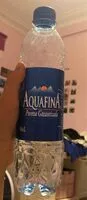 Azúcar y nutrientes en Aquafina