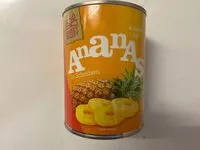 İçindeki şeker miktarı Ananas in Scheiben