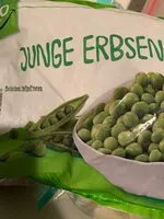 Zuckermenge drin Junge Erbsen