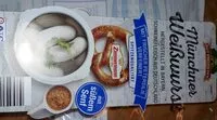 Quantité de sucre dans Münchner Weißwurst