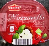 Suhkru kogus sees Mozzarella-Minis - Classic