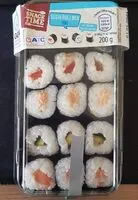 Jumlah gula yang masuk Sushi Roll Box Yuki