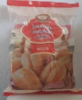 Zuckermenge drin Aufbackbrötchen