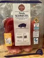 Suhkru kogus sees Frische Schnitzel aus der Oberschale