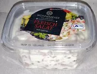 Suhkru kogus sees Fleischsalat mit Lyoner