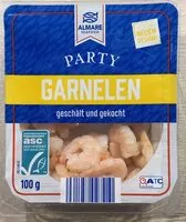 İçindeki şeker miktarı Party Garnelen