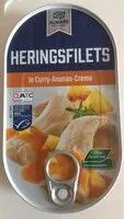 Quantité de sucre dans Heringsfilets in Curry-Ananas-Creme
