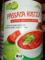Quantité de sucre dans ALDI GUT BIO Passata Rustica 680 g