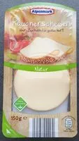 Suhkru kogus sees Räucherscheiben Käse Buchenholz geräuchert