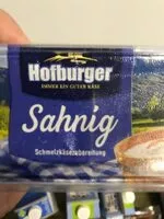 Zucker und Nährstoffe drin Sahne schmelzkase