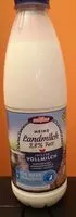 Quantité de sucre dans Landmilch frische Vollmilch