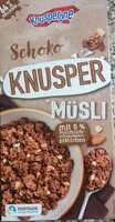Zuckermenge drin Schoko Knusper Müsli