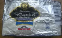 Zucker und Nährstoffe drin Wefa brot