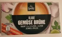 Quantité de sucre dans Gemüsebrühe