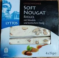 入っている砂糖の量 Soft Nougat-Riegel
