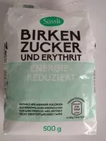 Zuckermenge drin Birkenzucker und Erythrit